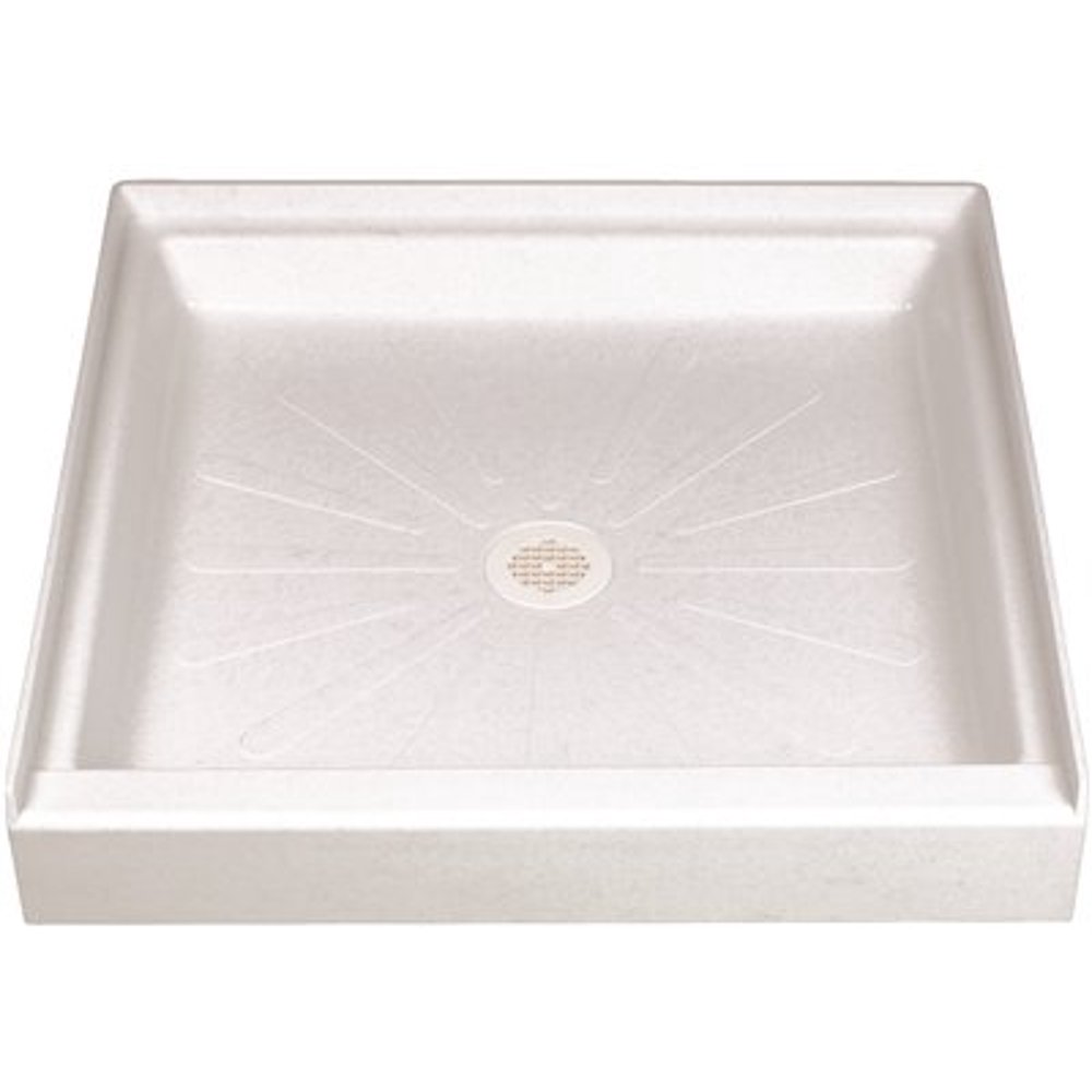 DURABASE FIBERGLASS SQUARE SHOWER FLOOR, WHITE, 34 X 34 IN. Walmart