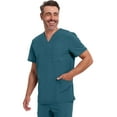 thumbnail image 5 of Infinity Cherokee V- Neck Men's Scrub Top with Rib Knit Back Panels with 3 Pockets and 360 Stretch - CK900A, 5 of 9