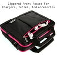 thumbnail image 5 of Nylon Multi-Compartment Convertible Backpack And Shoulder Bag Carrying Case For Microsoft Surface Book 2 / Surface Pro / Surface Laptop (13 Inches - 14 Inches) (Magenta), 5 of 6