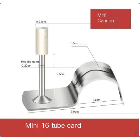 Mini pistola de clavos dedicada integrada para clavos de 7,3 mm, mini abrazadera para tubería de clavos contra incendios, abrazadera para fila de clavos con gancho