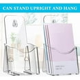 thumbnail image 5 of 30 Pieces Wide Acrylic Brochure Holders Plastic Flyer Display Stands Clear Literature Wall Mount Booklet Holder Brochure Rack Tabletop for Vendors Magazine Pamphlet Booklets Menu$$Other, 5 of 6