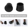 thumbnail image 6 of Round Rubber Leg Cap End Tips Cups Furniture Table Feet Cover Floor Protector 20mm 3/4" Inner Dia 50pcs, 6 of 7