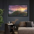 thumbnail image 4 of Christian Wall Art Jesus God Canvas Art Cross On The Mountain Painting For Livingroom Decor Office Bedroom Decoration, 4 of 8
