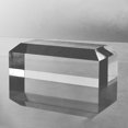 thumbnail image 2 of CiaoHER 2in Thickness Beveled Solid Acrylic Display Block Clear Polished Pedestal Stand Riser Solid Base (3x6), 2 of 5