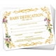 thumbnail image 1 of 30 certificados de dedicación de bebé con flores de vid doradas de 9.8" x 7.8" Certificados de bautismo en blanco para la dedicación de la iglesia Regalos de hitos de bautizo para, 1 of 9