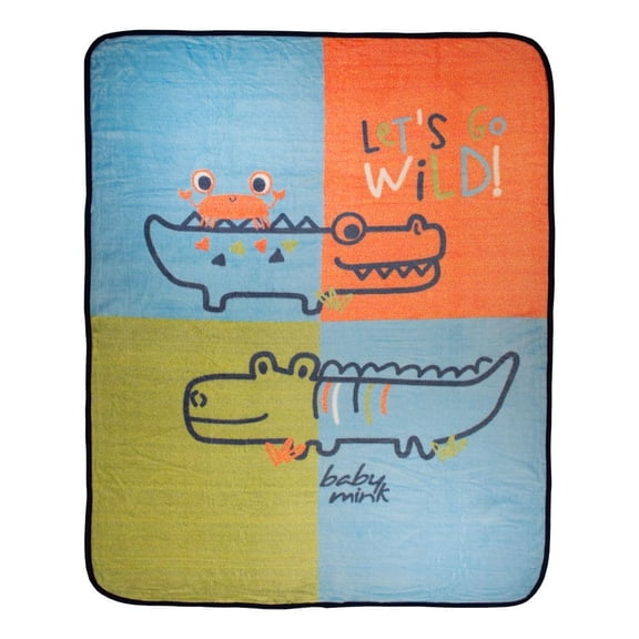 Edredón cunero Baby Mink Cunero Ligero Estampado Azul