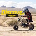 thumbnail image 7 of 49cc Mini Bike Gas Powered 4-Stroke Off Road Dirt Bike for Teens, Mini Bike Gas Power with Pull Start & Disc Brake,Max Speed up to 20 MPH,Sand, 7 of 7