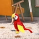 thumbnail image 1 of Figura de loro de peluche CUTICAT animal de peluche decorativo abrazable rojo, 1 of 8
