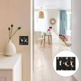 thumbnail image 7 of Yayeee Toggle Light Switch Wall Plate 2-Gang 4.56"x4.48" Decorative Outlet Cover, Pixel Cat, 7 of 7