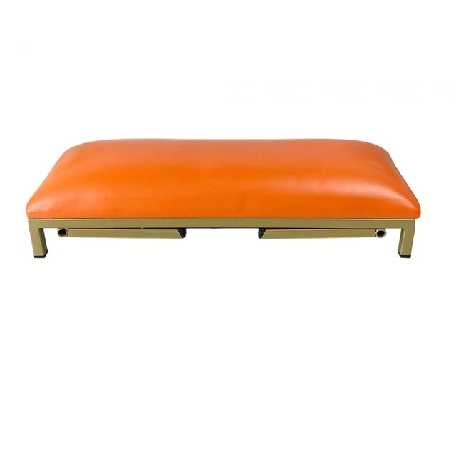 HILABEE Coussin pour Ongles et Mains Professionnel à Hauteur Réglable Outil de Manucure Repose-Mains Orange