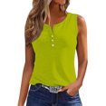thumbnail image 5 of Clearance&nbsp;Under&nbsp;10$! Kmdttou Women's 2025 Summer Solid Color Round Sports Tops For Outer Wear Bottoming Slim Short Tops Fashion Layering Slim Trendy Cool Tops, 5 of 7