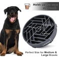 thumbnail image 5 of Slow Feeder Dog Bowl for Large & Medium Breeds, Anti-Choking Slow Eating Food Bowl, Non-Slip Pet Feeder with Maze Design, Bloat Stop Puzzle Dog Dish, Black, 5 of 18