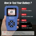 thumbnail image 3 of OBDMONSTER BR502 Automotive Battery Tester 6V 12V 24V Battery Load Tester, 100-2000CCA Alternator Digital Battery Analyzer Tester for Car Truck Motorcycle SUV, 3 of 9