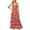 Red Womens Summer Dress, variant on USSUMA Womens Dresses Vacation, Women’s Off Shoulder Ruffle Maxi Dresses Boho Party Floral Long Dress Summer Casual Strapless Beach Sundress