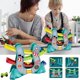 thumbnail image 2 of Juego de juguetes combinados para niños con cochecito deslizante y aparcamiento, 2 of 2