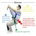 thumbnail image 5 of Ehucon Sit to Stand Lift Sling Assist Aid Support Belt for Elderly 500lbs Safety Working Load L, 5 of 7