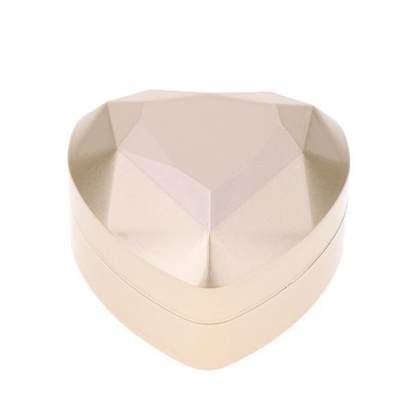 Caja de almacenamiento de joyería de resina, LED Caja de Estuche de regalo,Caja de collar con colgante de caja corazón,Caja de regalos de joyería de Hugo Caja de almacenamiento de joyería de resina