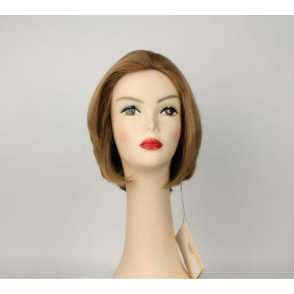 European Human Hair Freeda Wig Medium-Light Blonde Dorothy With Red Tones Size Large