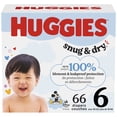 thumbnail image 1 of Huggies Snug & Dry Baby Diapers, Size 6 (35+ lbs), 66 Count, 1 of 9