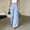 Blue, variant on JOANKDMI Striped Wide Leg Pants for Women High Waisted Flowy Trousers with Sailor Button Detail Casual Dressy Work Office Wear Flattering Summer Holiday Bottoms