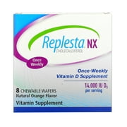 Replesta NX Once Weekly Vitamin D Wafers, Orange 8 ea