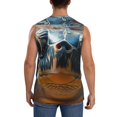 thumbnail image 4 of Balery Realistic Cute Sea Turtle Camisetas sin mangas para hombre, absorbe la humedad y protege contra el mal olor.-Medium, 4 of 7