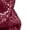 B Red, variant on Women's Sequin Long Sleeve Blouse, Glitter Sparkly Half Zipper V-Neck Casual Festival Party Tunic Tops Red 2XL