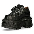 thumbnail image 5 of New Rock Boots M-TANK120N Unisex Black 100% Leather Goth Platform Punk Metal 39, 5 of 6