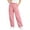 *Pink, variant on VBVC Women's Drawstring Wide Leg Cargo Pants , Casual Adjustable Hem Sweatpants For Women, Ladies' Y2K Streetwear Trousers with Pockets, Gray , S-3XL
