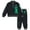 Black, variant on Minecraft Creeper Little Boys Fleece Half Zip Sweatshirt and Pants Set Little Kid to Big Kid