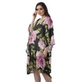 thumbnail image 6 of Moomaya Georgette Ladies Kaftan Holiday Loungewear Midi Dress Beach Coverup, 6 of 6