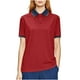 thumbnail image 1 of Negro Camisa de Manga Corta Mujeres Sólido Deportes Solapa Camisa Seca, Unisex Manga Corta Ropa de Trabajo Superior para Ocasional, 1 of 8