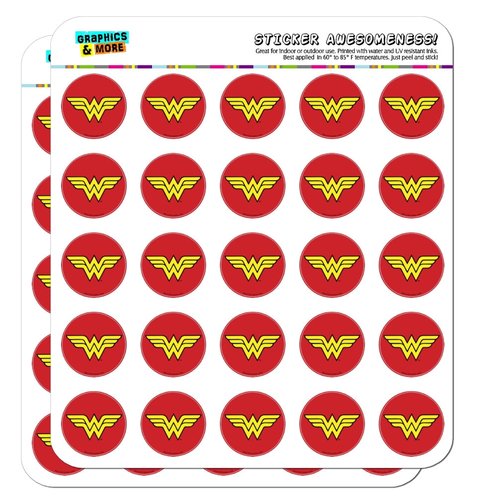 Wonder Woman Classic Logo Planner Calendar Scrapbooking Crafting Stickers - Walmart.com