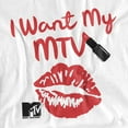 thumbnail image 2 of MTV T-Shirt MTV Written In Lipstick Unisex Graphic Tee For Men & Women, 2 of 7