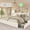 Beige, variant on Amadwell Queen Size Bed Frame with Charging Station, Mueenetal Platform Bedframe with 2-Tier Storage Headboard, 4 Storage Drawers, Noise-Free/Metal Support/No Box Spring Needed, Grey