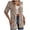 Khaki, variant on Ediodpoh Women’s Solid Color Summer Crochet Short Sleeve Knit Cardigan for Women Lightweight Open Front Sun Cover Up Pink M