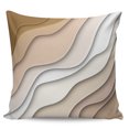 thumbnail image 2 of Beige Ombre Throw Pillow Covers, Soft Pillowcases with Invisible Zipper, Modern Geometric Abstract Aesthetic Cream Decorative Square Pillow Cushion Covers for Living Room Couch Sofa Bed 20x20 Inches, 2 of 8