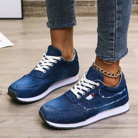 Zapatos a juego de color plano para mujer Zapatos deportivos casuales cómodos de verano para mujer de gran tamaño Wmkox8yii shalkjhdk1629