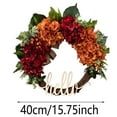 thumbnail image 2 of Wreath For Front Door Green Hanging Wreath Versatile Seasonal For Home Exterior And Indoor Spaces Suitable For All Year Round, 2 of 5