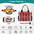thumbnail image 4 of Medium Cooler Bag Lunch Bag Portable Meal Bag Work Meal Bag Outdoor Meal Bag Travel Meal Bag Picnic Meal Bag Going Out Meal Bag Super Cool Owl, 4 of 6