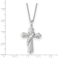 thumbnail image 2 of Sterling Silver CZ My Journey Of Hope 18in Cross Necklace 18 Inch, 2 of 3