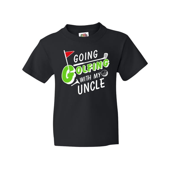 Inktastic Going Golfing with my Uncle- kids golf Youth T-Shirt