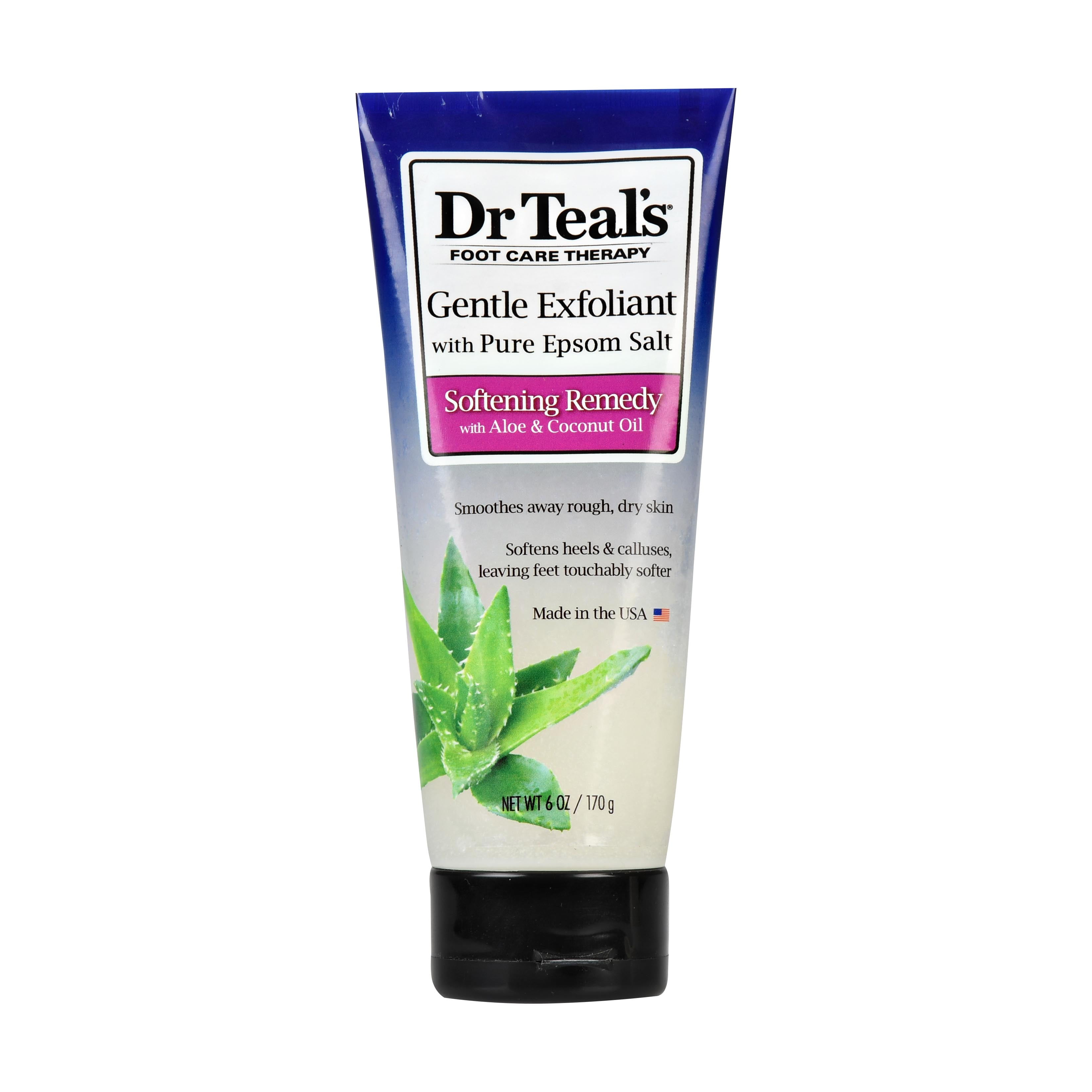 Dr Teal's Epsom Salt Exfoliant Foot Scrub, 6 oz.