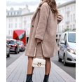 thumbnail image 5 of Katigan Women'S Fuzzy Fleece Lapel Open Front Long Cardigan Coat Faux Fur Warm Winter Outwear Jackets Apricot Color XXL, 5 of 6