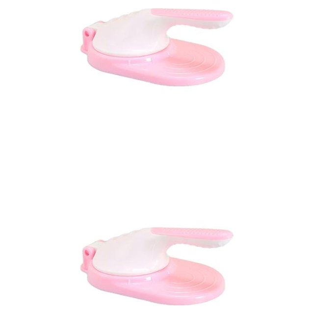 Cateissary Prensador de piel para bolas de hervida, envoltorio de de artefacto Manual, fabricación de bollos hechos a mano, repostería, cocina blanco y rosa 2Conjunto