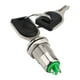 thumbnail image 2 of Mini cerradura electrónica con llave de 12 mm, multiusos, de metal, práctica, con 2 llaves y 2 posiciones para ignición de vehículos todo terreno,, 2 of 8
