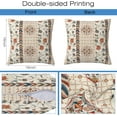 thumbnail image 2 of Throw Pillow Covers Boho Floral Pillow Covers 16x16 Inch Set of 2 Throw Pillows Decorative Pillow Cases Cushion Covers for Bedroom Livingroom Sofa Farm House, 2 of 6