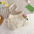 thumbnail image 3 of Bolso De Hombro, Bolso De Hombro Casual Beige Lindo De Gran Capacidad Para La Escuela, 3 of 7