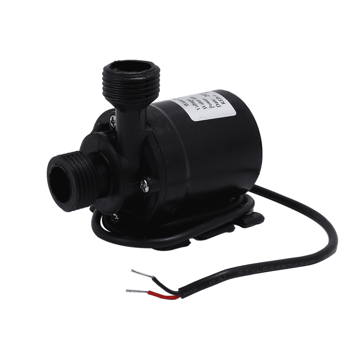 2X 800L/H 5M DC 12V Solar Brushless Motor Water Circulation Water Pump Submersibles Water Pumps,2 x Solar Water Pump,black