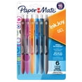 thumbnail image 1 of Paper Mate InkJoy Gel Pens, Medium Point (0.7 mm), Retractable, Assorted Colours, 6 Count, 1 of 9